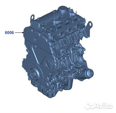 Двигатель Ford Transit 8 FCD 310M 125Л.С. передний