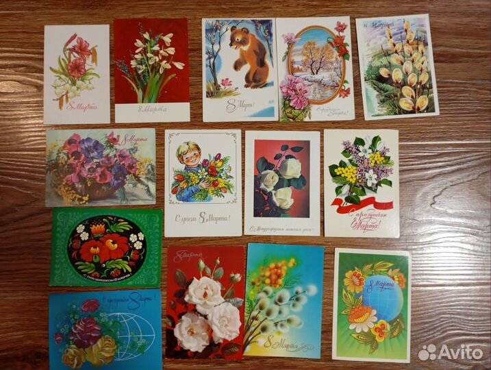 Открытки СССР чистые