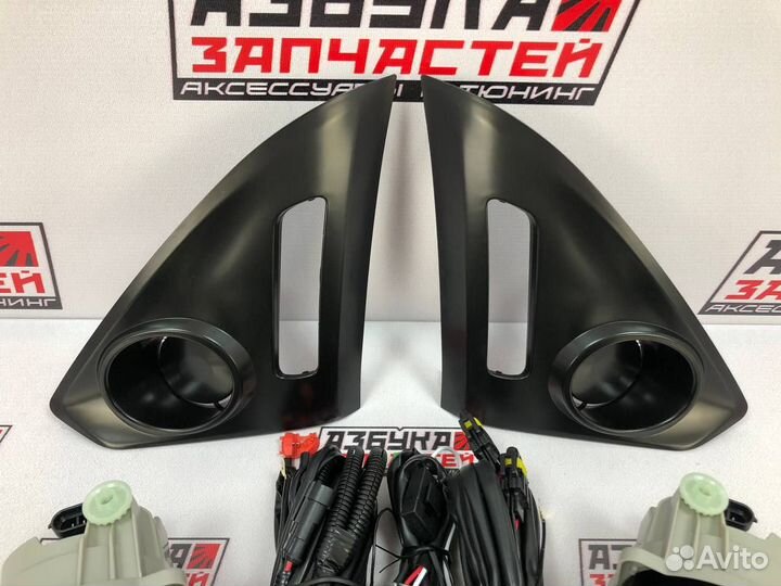 Туманки Toyota Roomy (M900) 2016-2020 год. Установ