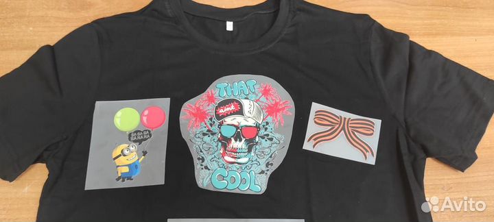 Наклейки на одежду, текстиль