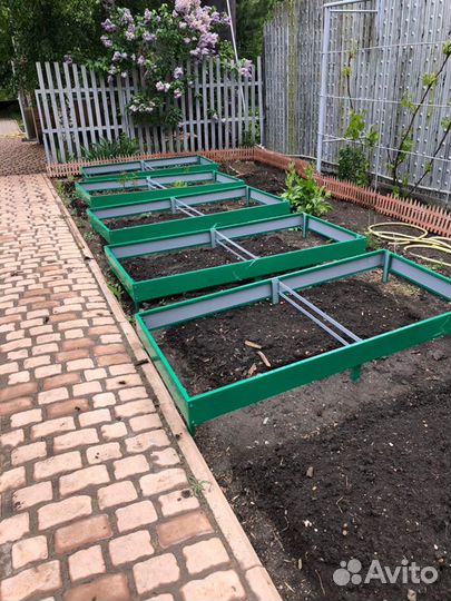 Грядки окрашенные