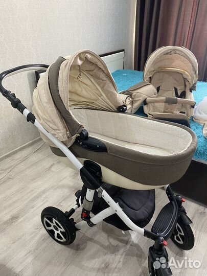 Коляска adamex 3 в 1 бу