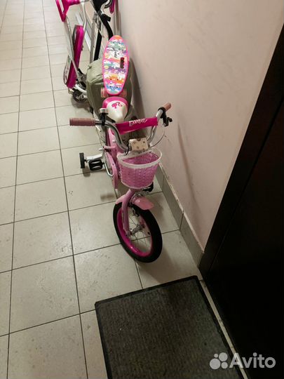 Детский велосипед Барби 14 дюймов