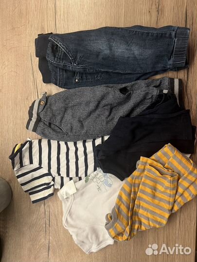 Вещи на мальчика с 0 до 6 мес пакетом