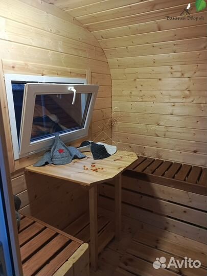 Баня-бочка 4м. Качество от производителя