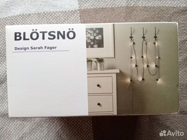 Гирлянда Икеа Блотсно 12 ламп