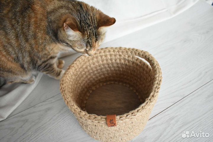 Корзинка из джута