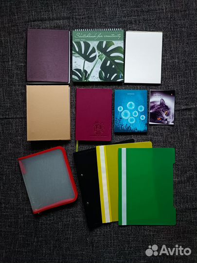Скетчбуки, блокноты, тетради на кольцах, папки