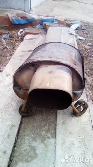 Глушитель прямоток honda