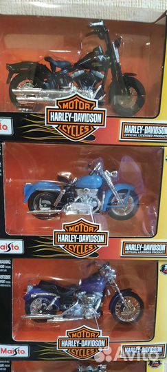 Модель мотоцикла harley davidson 1:18