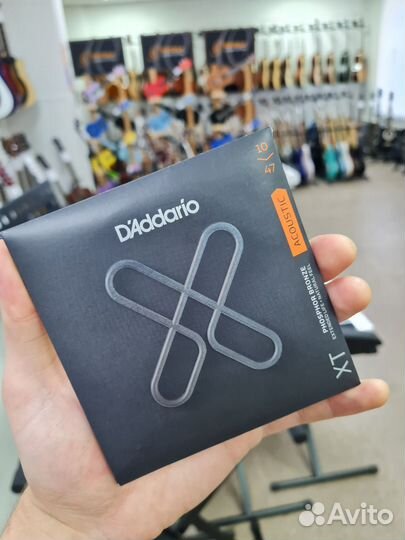 Струны для акустической гитары D'Addario xtapb1047