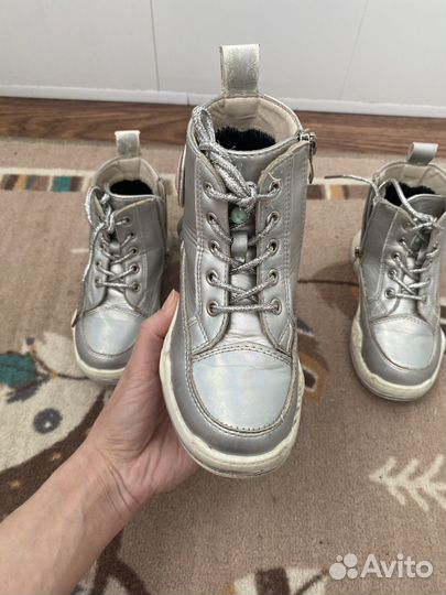 Ботинки демисезонные для двойни 29/28