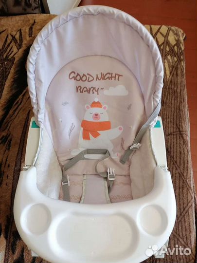 Шезлонг детский, качалка,baby moon