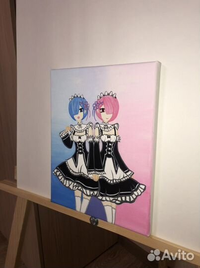 Арт по аниме «Жизнь с нуля в альтернативном мире»