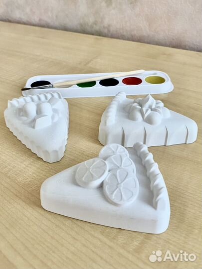 3d объемная раскраска Пироженые