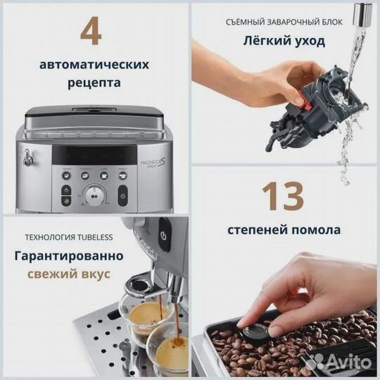 Кофемашина DeLonghi Ecam 250.31 SB - новая