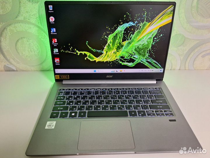 Ноутбук Acer Swift 3/Core i3/DDR4/SSD