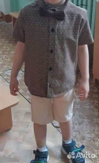 Костюм, Шорты, рубашка 104р