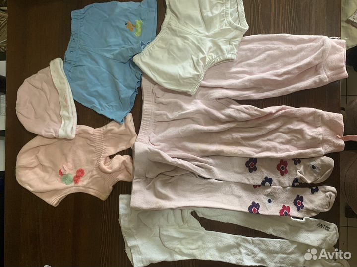 Вещи пакетом на девочку до 1 года