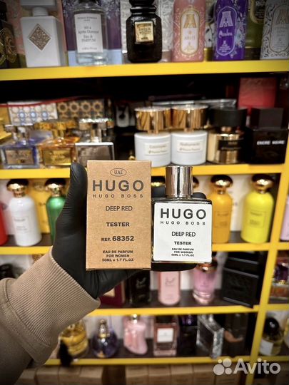 Hugo boss deep red оригинальный тестер