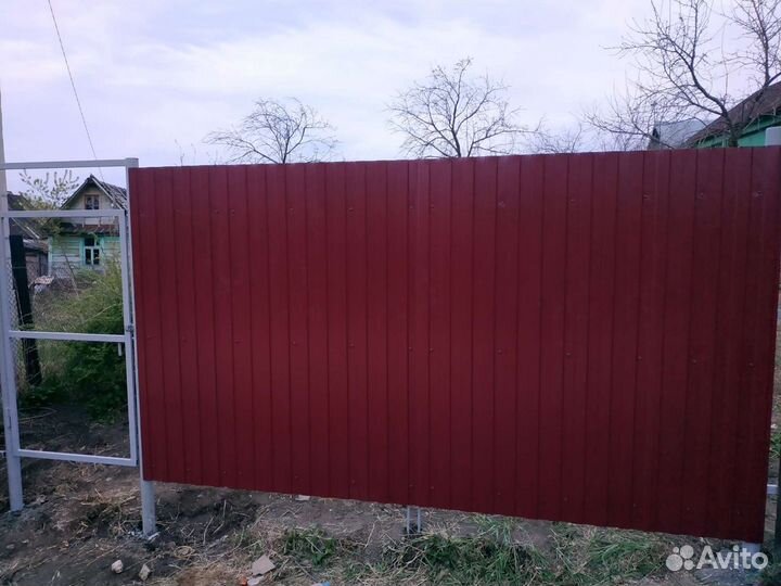 Забор ворота