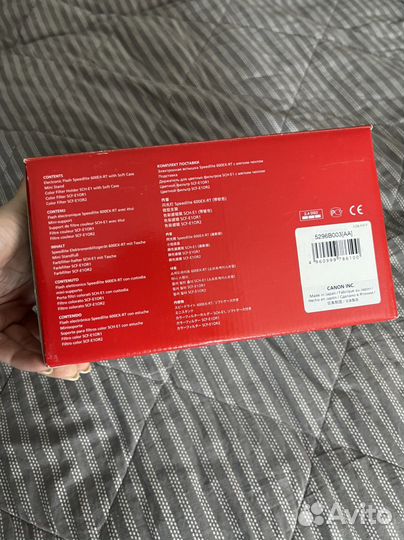 Вспышка камеры canon speedlight 600ex-rt