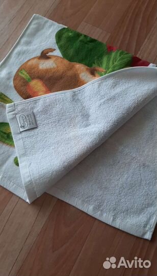 Полотенца кухонные вафельные махровые хб