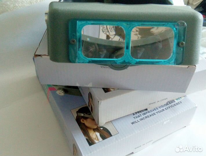 Лупа-очки налобная