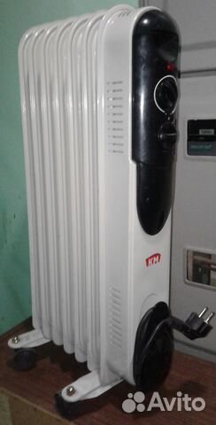 Масляный Обогреватель км 1500 Вт 7 секций