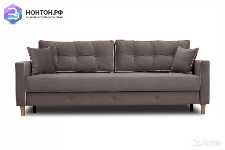 Диван тик-так Айрин коричневый