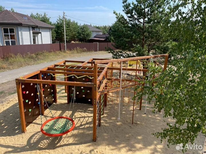 Детский спортивный комплекс (Крашенная)