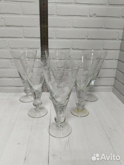 Набор фужеров 6 шт с гравировкой