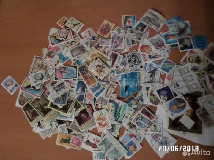 Марки разные 10 р шт