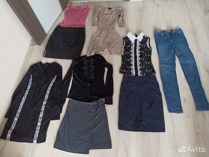 Пакет фирменных вещей на девушку xs 40 размер