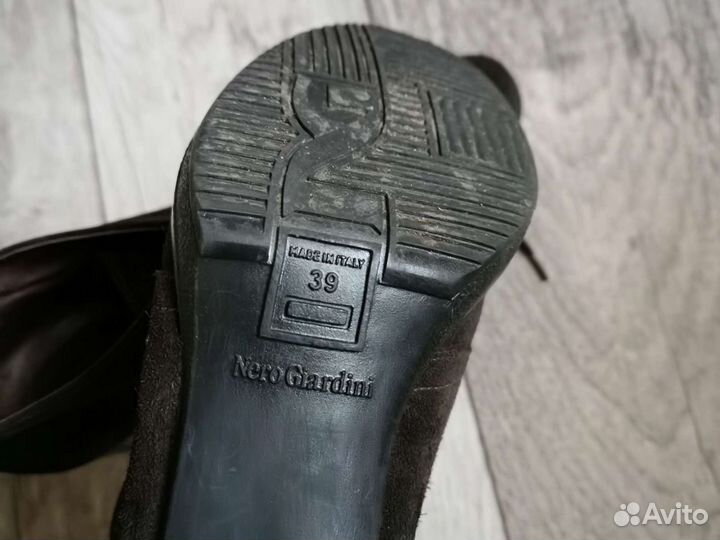 Ботильоны ботинки 39 р-р на узкую стопу