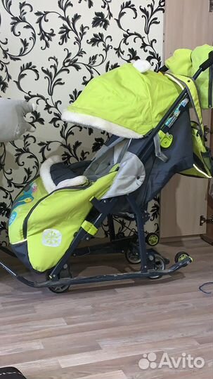 Коляска санки