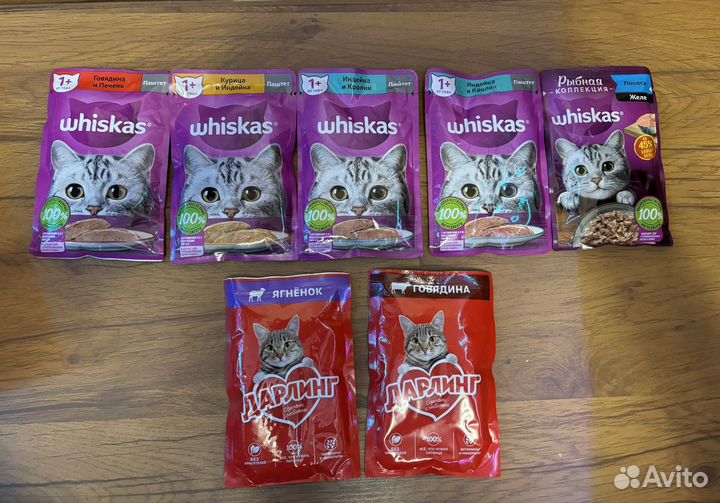 Влажный корм для кошек perfect fit,felix,whiskas