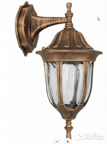 Светильник 4502 60Вт E27 IP43 улично-садовый бронз