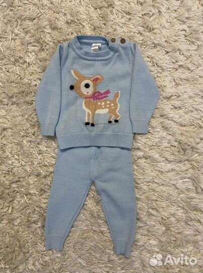 Большой пакет вещей на мальчика 74-86 размер