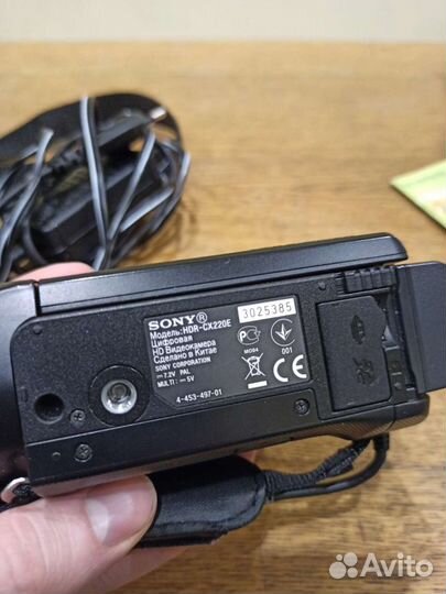 Видеокамера sony hdr-cx220e