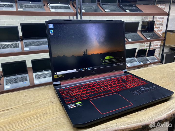 Игровой ноутбук Acer nitro 5 an515-43-r1dg