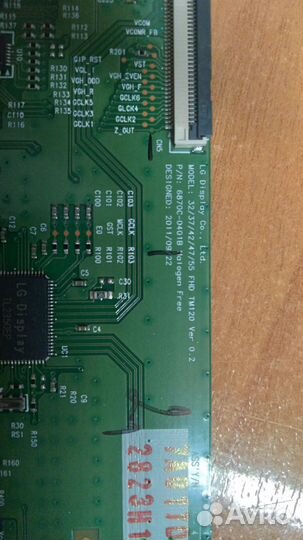 T-con 6870C-0401B для телевизора LG