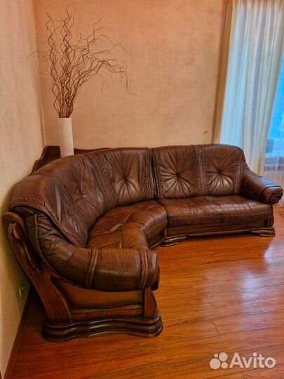 Кожаный диван Бельгия