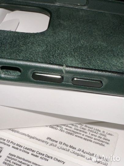 Чехлы на iPhone 13 pro max, кожаныe. Оригинал