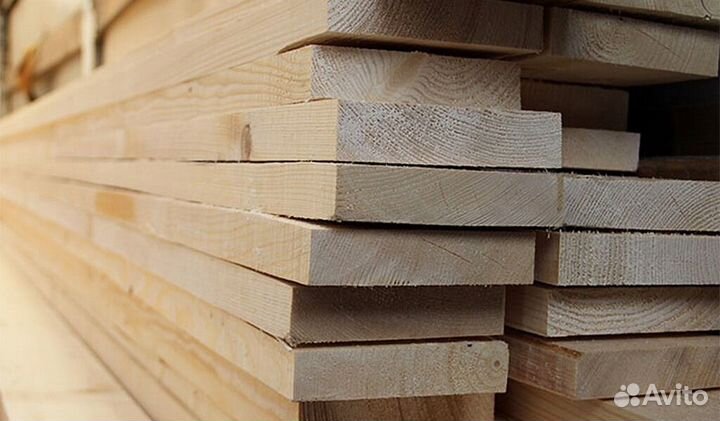 Доска сухая строганная 45х145х6м