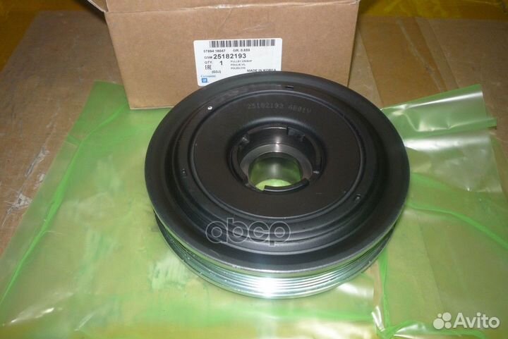 Шкив коленвала GM 25182193 25182193 general motors