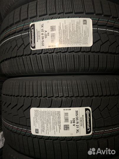 Continental WinterContact TS 860 S 275/40 R21 и 305/35 R21 109V
