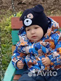 Шапка шлем зимний 46 48 новый