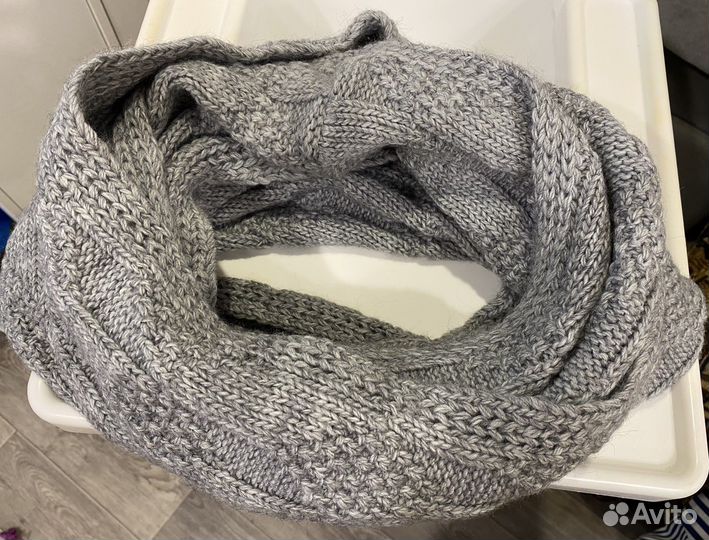 Снуд вязаный тёплый