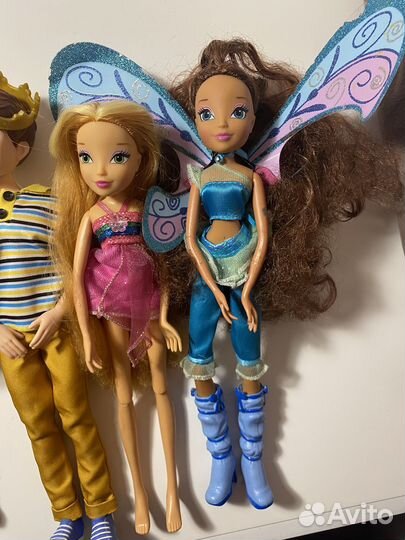 Лот кукол винкс Дисней барби монстр хай